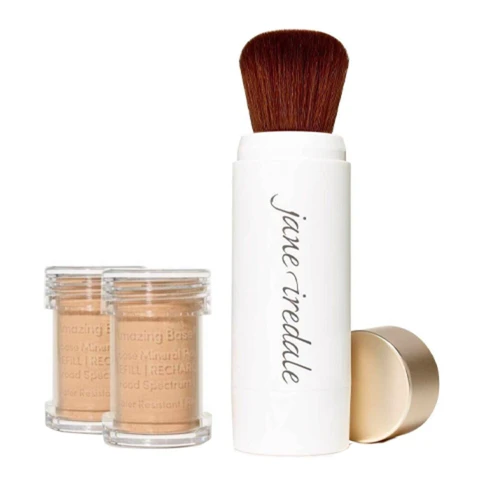 Jane Iredale Amazing Base Refillable Brush And 2 Refill Canisters - Amber SPF20 18 Jane Iredale Amazing Base Refillable Brush And 2 Refill Canisters - Amber SPF20 - Image 16