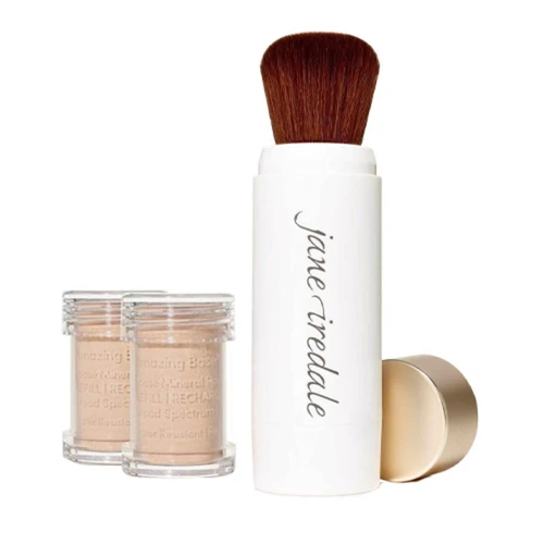 Jane Iredale Amazing Base Refillable Brush And 2 Refill Canisters - Amber SPF20 14 Jane Iredale Amazing Base Refillable Brush And 2 Refill Canisters - Amber SPF20 - Image 12