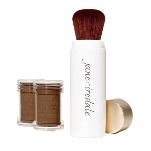 Jane Iredale Amazing Base Refillable Brush And 2 Refill Canisters - Amber SPF20 7 Jane Iredale Amazing Base Refillable Brush And 2 Refill Canisters - Amber SPF20 - Image 5