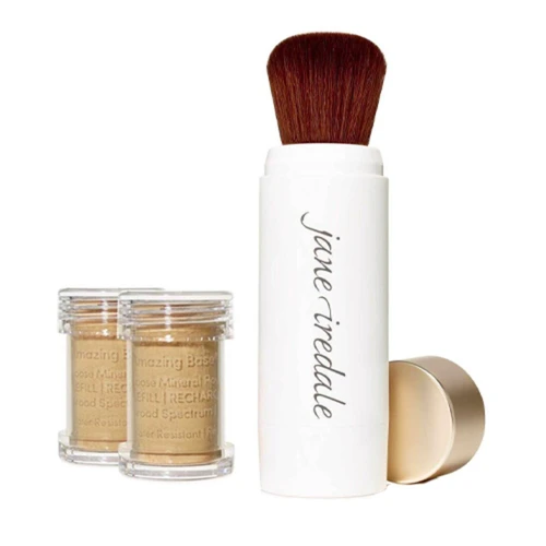 Jane Iredale Amazing Base Refillable Brush And 2 Refill Canisters - Amber SPF20 11 Jane Iredale Amazing Base Refillable Brush And 2 Refill Canisters - Amber SPF20 - Image 9