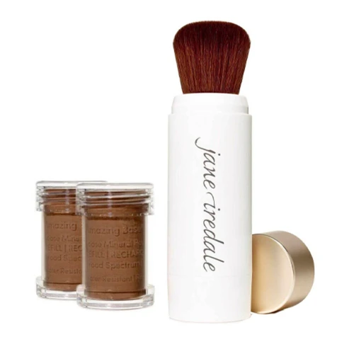 Jane Iredale Amazing Base Refillable Brush And 2 Refill Canisters - Amber SPF20 13 Jane Iredale Amazing Base Refillable Brush And 2 Refill Canisters - Amber SPF20 - Image 11