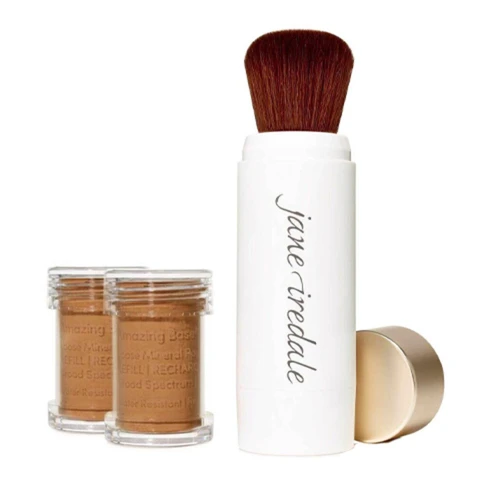 Jane Iredale Amazing Base Refillable Brush And 2 Refill Canisters - Amber SPF20 19 Jane Iredale Amazing Base Refillable Brush And 2 Refill Canisters - Amber SPF20 - Image 17