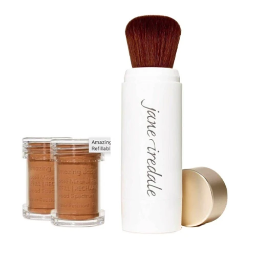 Jane Iredale Amazing Base Refillable Brush And 2 Refill Canisters - Amber SPF20 20 Jane Iredale Amazing Base Refillable Brush And 2 Refill Canisters - Amber SPF20 - Image 18
