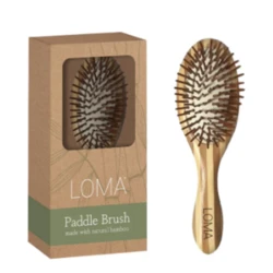 Loma Organics Bamboo Oval Paddle Brush 5 Loma Organics Bamboo Oval Paddle Brush - Image 3