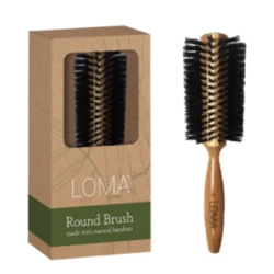 Loma Organics Bamboo Round Brush 4 Loma Organics Bamboo Round Brush - Image 2