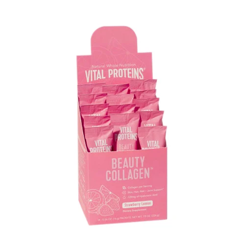 Vital Proteins Beauty Collagen - Strawberry Lemon Stick Packs 4 Vital Proteins Beauty Collagen - Strawberry Lemon Stick Packs - Image 2