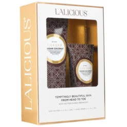 LaLicious Body Butter Hand Cream Duo - Brown Sugar Vanilla 8 LaLicious Body Butter Hand Cream Duo - Brown Sugar Vanilla -Aura Beauty Shop Body Butter Hand Cream Duo Sugar Coconut 50489 8123 detail