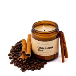 Wax + Fire Co. Cinnamon Bun Soy Candle
