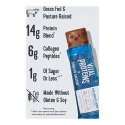 Vital Proteins Jennifer Aniston Protein Bar - Dark Chocolate Coconut -Aura Beauty Shop Jennifer Aniston Protein Bar Dark Choc 69903 1317 general
