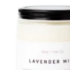 Wax + Fire Co. Lavender Mint Soy Candle 2 Wax + Fire Co. Lavender Mint Soy Candle -Aura Beauty Shop Lavender Mint Soy Candle 44175 detail