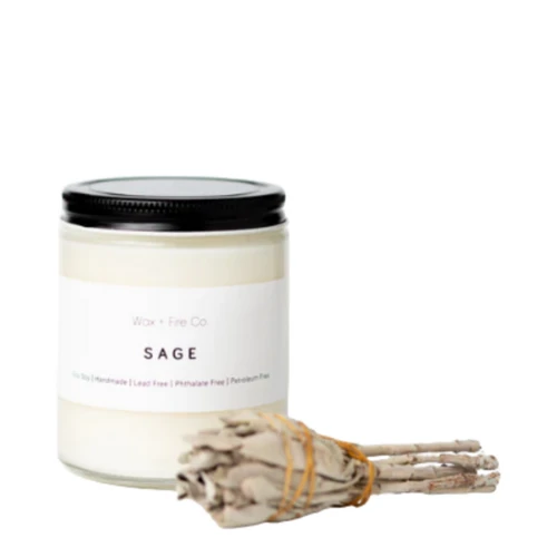 Wax + Fire Co. Sage Soy Candle 3 Wax + Fire Co. Sage Soy Candle